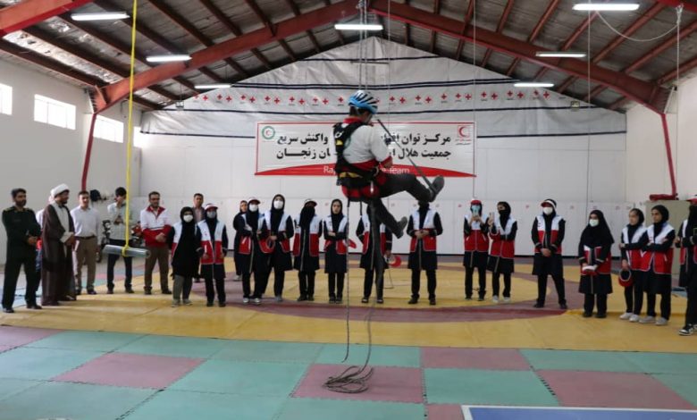 افتتاح طرح کاربینی میدانی برنامه ملی دادرس در هلال احمر زنجان