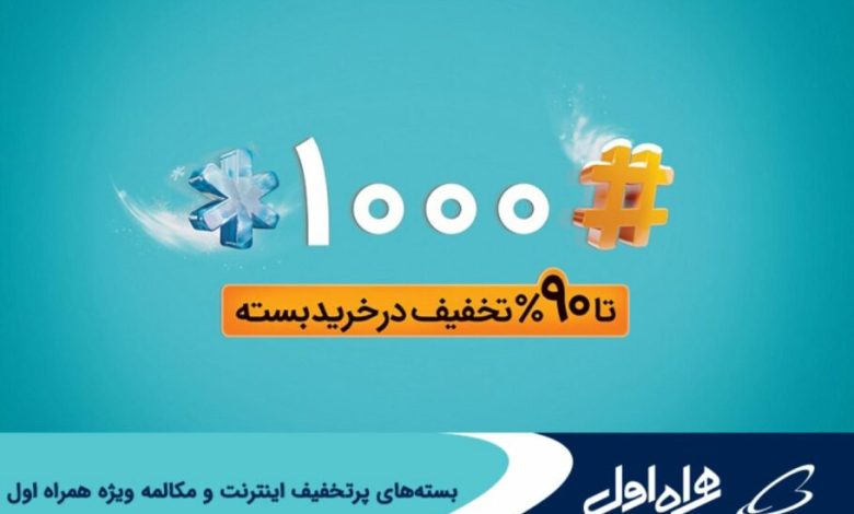 ارائه بسته‌های پرتخفیف اینترنت و مکالمه ویژه همراه اول بر اساس الگوی مصرف مشترکین