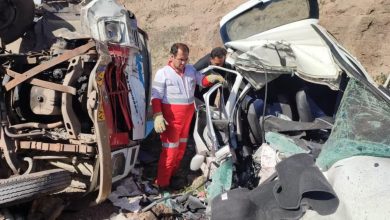 تصادف 2 خودروی سواری در زنجان به بیجار 7 مصدوم برجا گذاشت