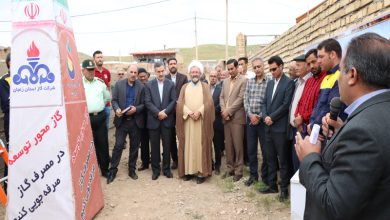 بهره برداری از 4 طرح گازرسانی در روستای ایجرود زنجان
