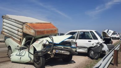 تصادف زنجیره ای در آزادراه زنجان 6 مصدوم برجا گذاشت